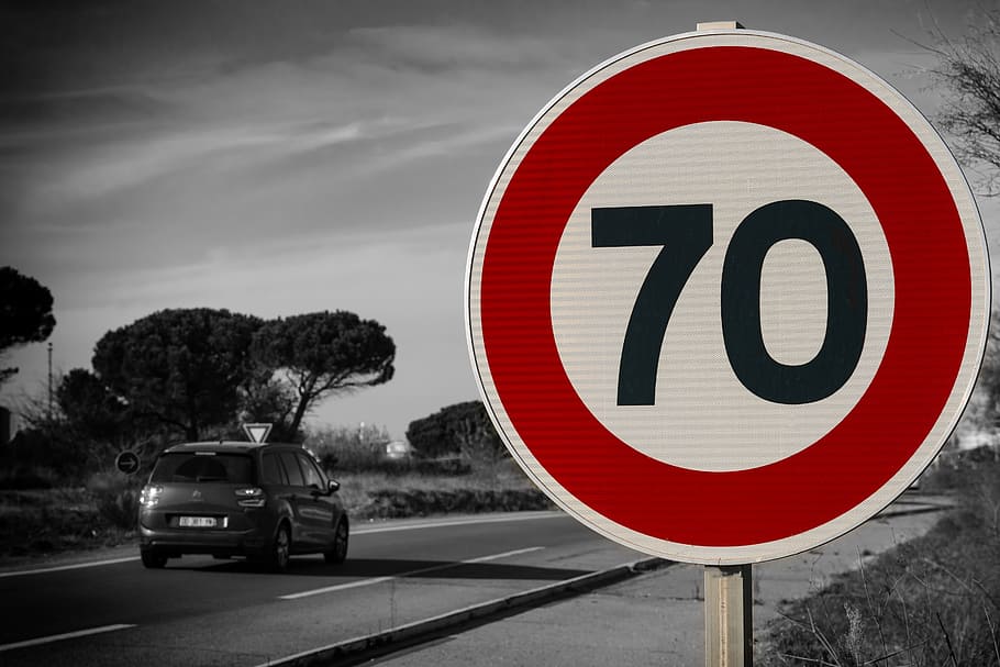 rule of thirds photography of road sign, traffic sign, shield, HD wallpaper