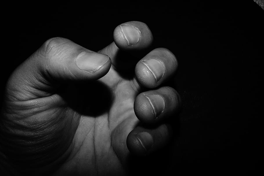 hand, hands, human hand, human body part, human finger, black background HD wallpaper