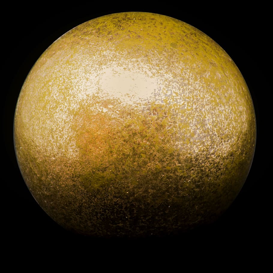 copper, ball, metal, texture, sphere, metallic, brass, shiny HD wallpaper