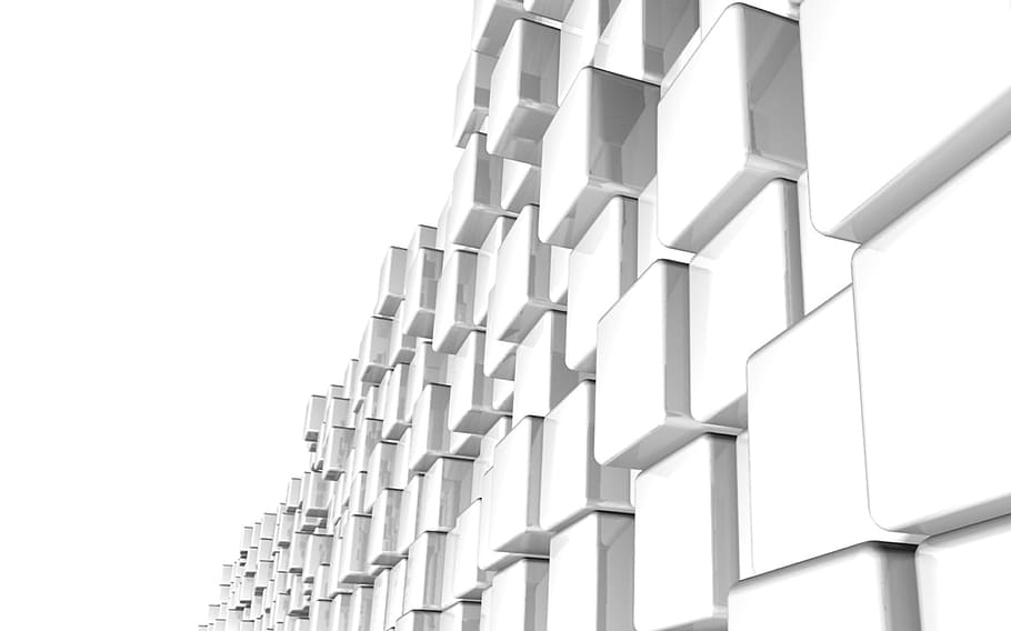 white cube lot digital wall pape, Background, Cubes, Architecture HD wallpaper