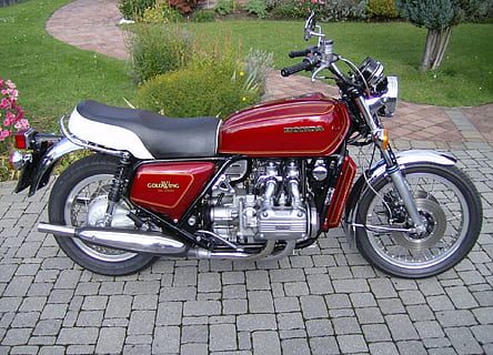 motorcycle, gl 1000, gold wing, oldtimer, honda, goldwing, transportation HD wallpaper