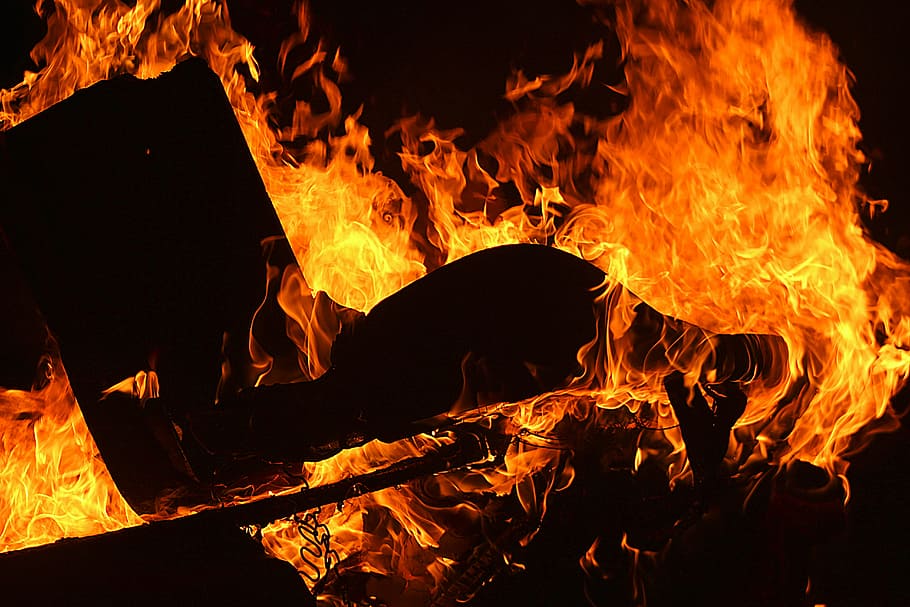 fire, background, flame, black, hot, blazing, inferno, burn HD wallpaper