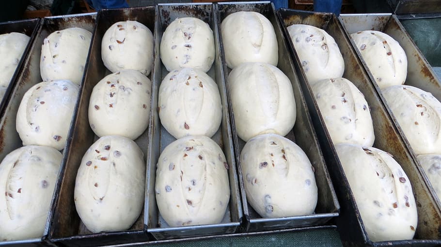 bread, mares, dough, raisin mares, bake, baking moulds, pleasure HD wallpaper