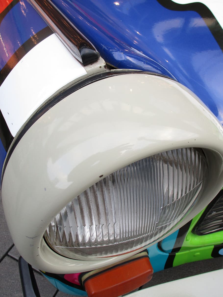 spotlight, satellite, auto, oldtimer, trabi, ddr, east germany HD wallpaper
