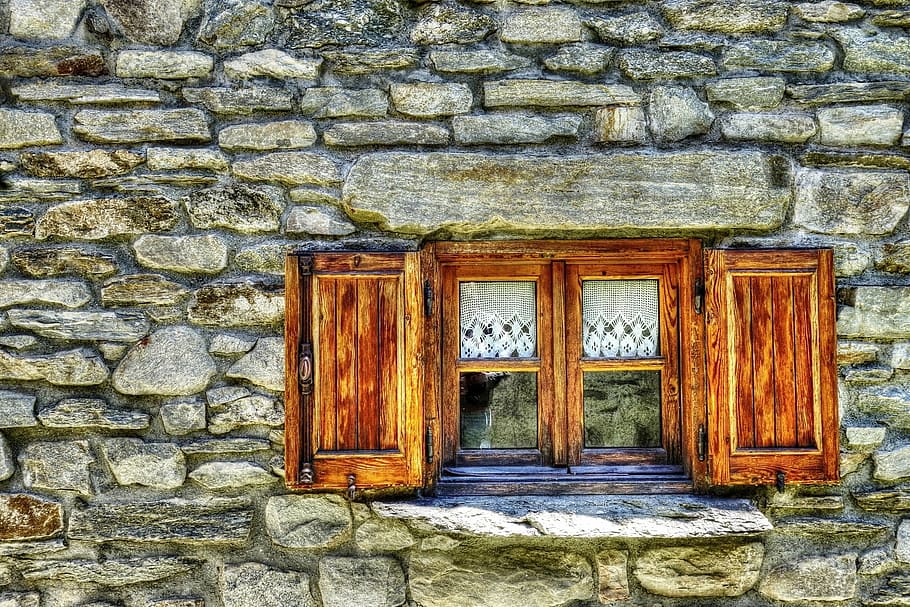 brick, classic, house, old, retro, stone, vintage, wall, wood HD wallpaper