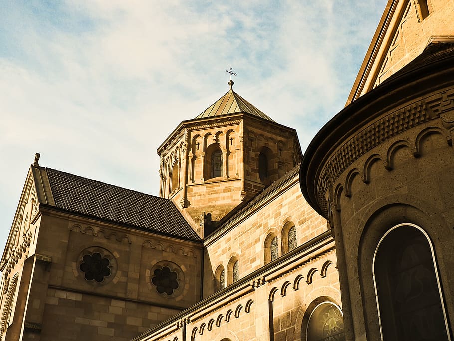 church, facade, architecture, building, old town, historically HD wallpaper