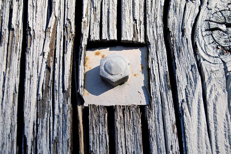 Screw, Nut, Axis, Fixing, Wood, screw nut, roof, construction HD wallpaper