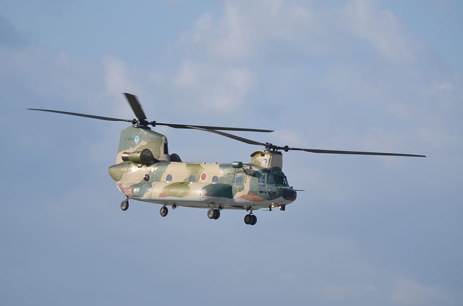 helicopter, sky, air vehicle, transportation, mode of transportation HD wallpaper