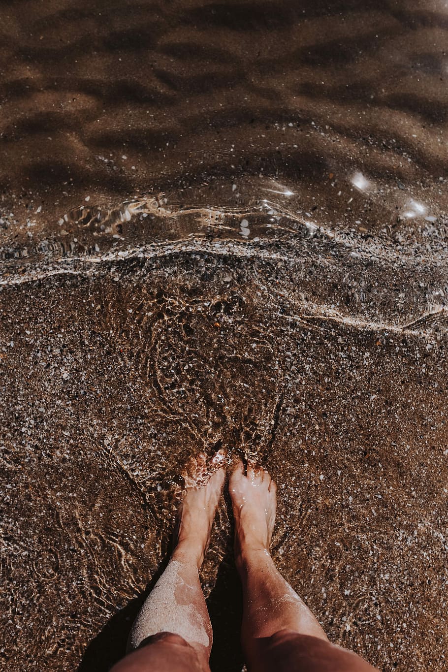Female legs in the sand, beach, caucasian, ocean, person, sea
