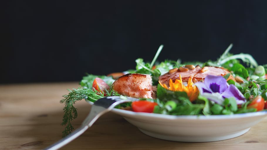 vegetable salad, food, healthy Eating, freshness, food And Drink HD wallpaper
