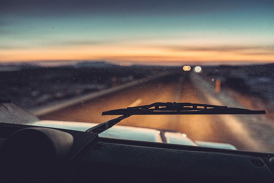 vehicle wiper on vehicle windshield, black windshield wipers HD wallpaper