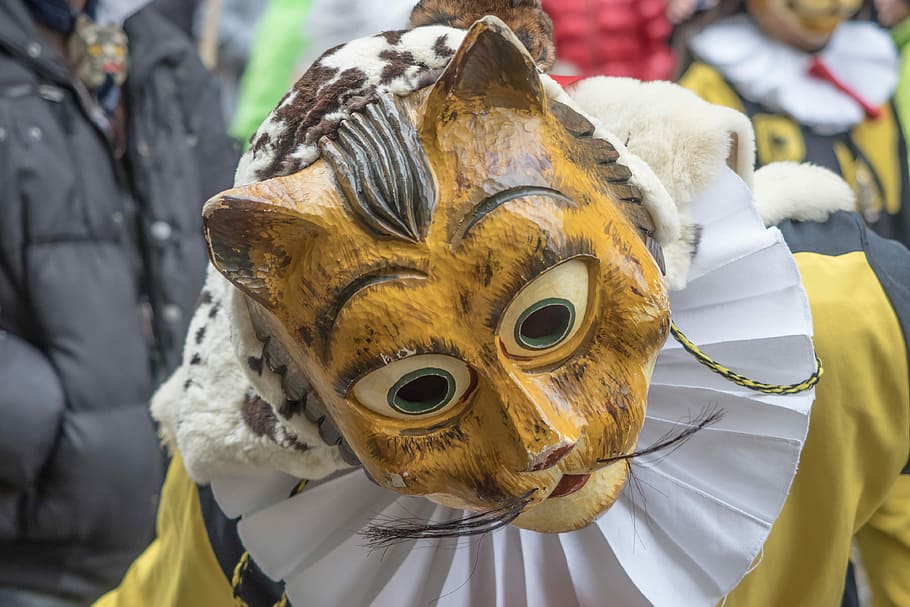 Carnival, Fasnet, Colorful, swabian alemannic, mask, carved