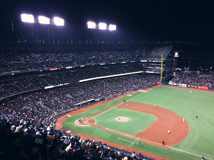 San Francisco Giant Field in California, arena, baseball, diamond