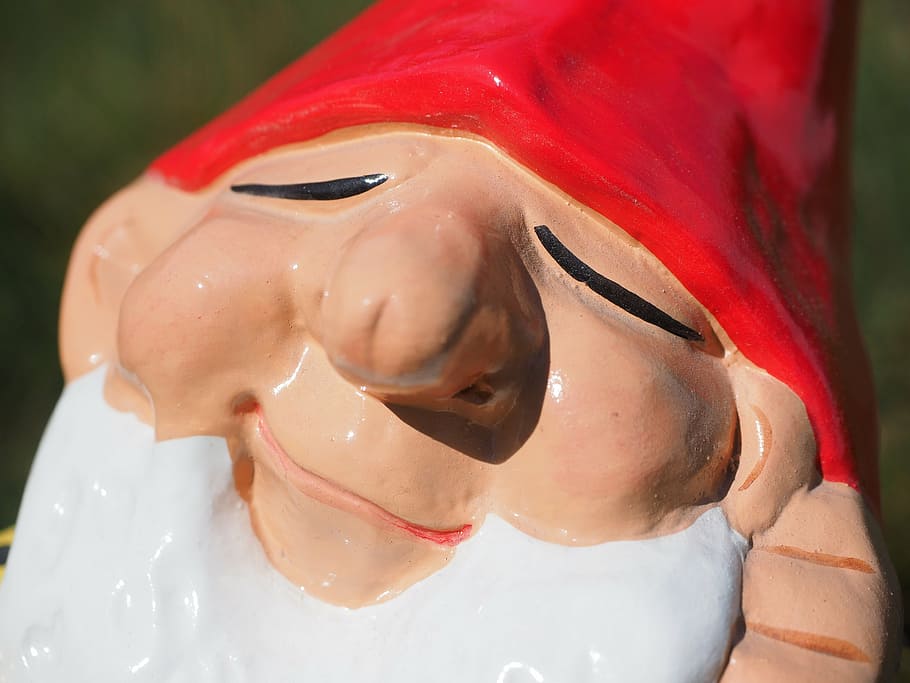 dwarf, face, blessed, happy, satisfied, relaxed, sleep, dreams HD wallpaper