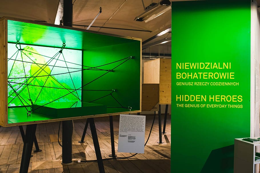 Modern design exhibition, art, installation, gallery, exposition HD wallpaper