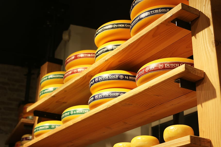 cheese, amsterdam, half-circle, round, yellow, band, shelf, HD wallpaper