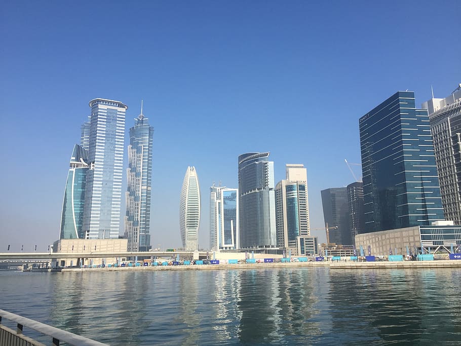 Dubai, Skyline, Uae, skyscraper, architecture, urban Skyline HD wallpaper