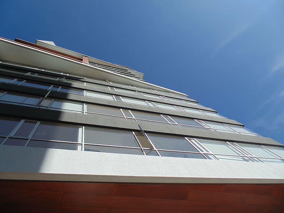 building, perspective, architecture, city, tower, modern, urban HD wallpaper