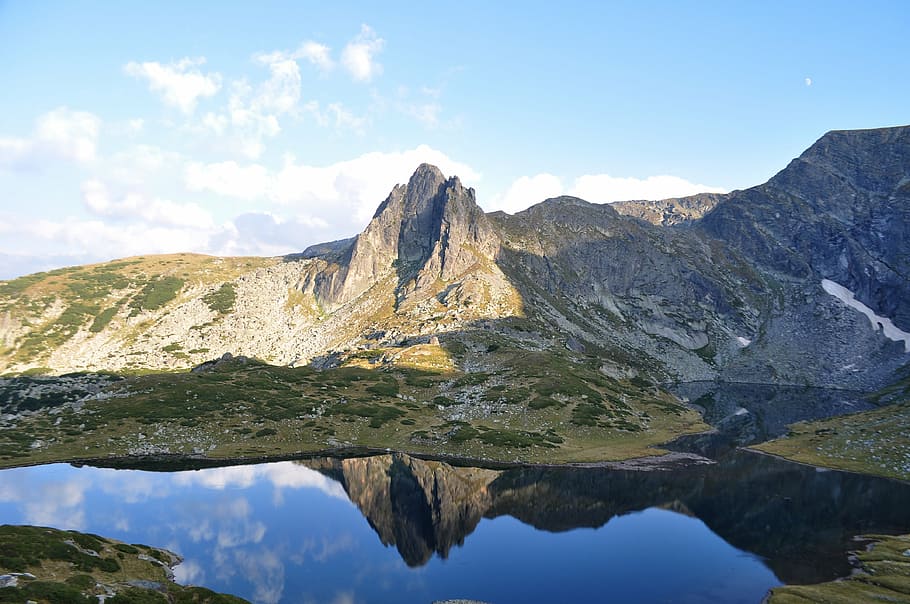 rila, bulgaria, lake, mountain, nature, landscape, water, planina, HD wallpaper