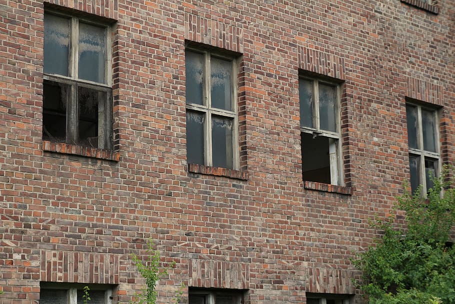 Old House, House, Brick, Lapsed, Run Down, window, old building HD wallpaper