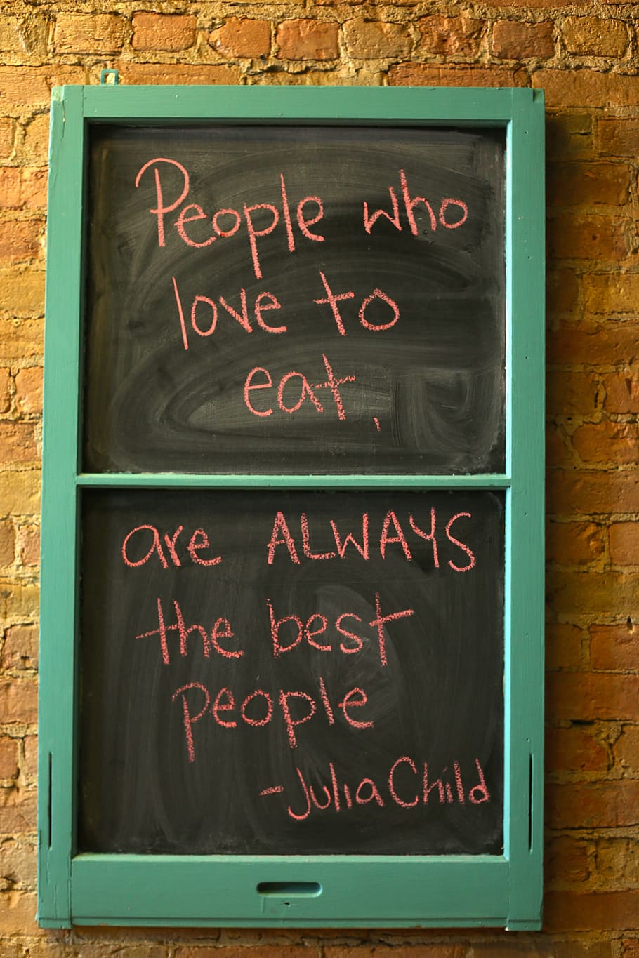 teal wooden frame, chalkboard, advertisement, menu, blackboard HD wallpaper