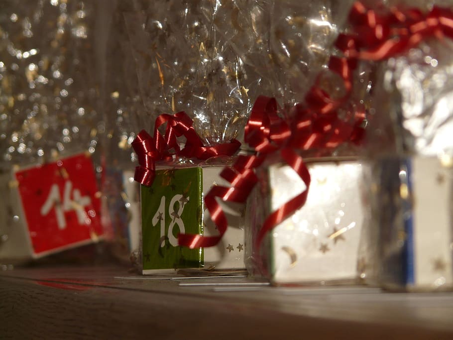 Cube, Number, Advent Calendar, christmas time, gift, packaging HD wallpaper