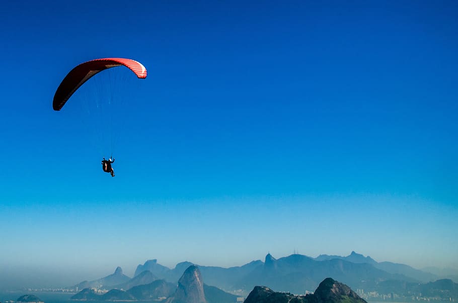 Blue Sky, action, adventure, flight, dom, mountains, outdoors HD wallpaper