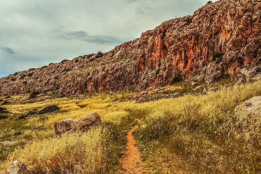 Cyprus, Cavo, Path, Rock, cavo greko, cliff, national park HD wallpaper