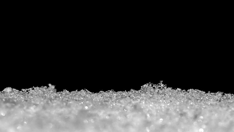 winter, crystals, white, ice, nature, transition, crystal formation, HD wallpaper