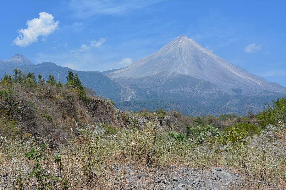 landscape, volcano, mountain, scenics - nature, environment HD wallpaper