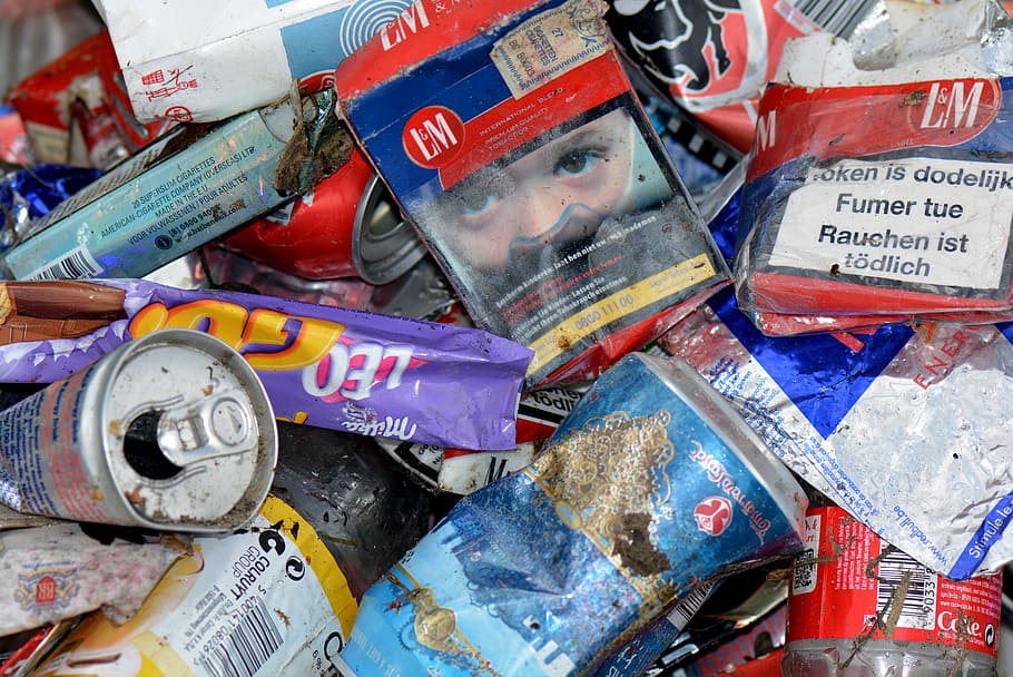 waste, cans, garbage, illegal dumping, abundance, large group of objects HD wallpaper