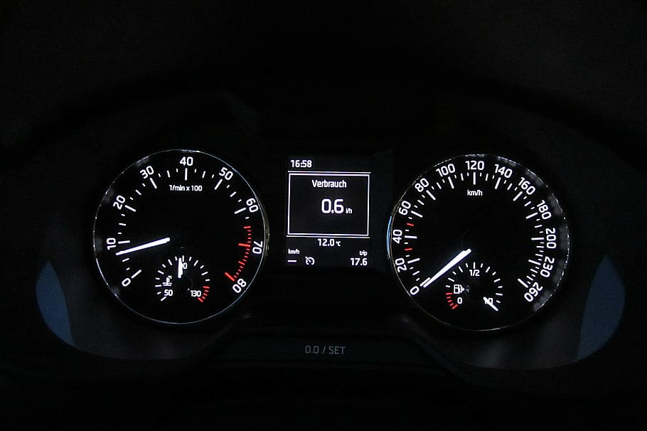 speedo, lighting, mode of transportation, speedometer, vehicle interior HD wallpaper