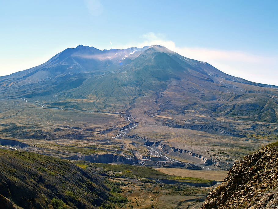 Mount St Helens, Volcano, Lava, Flow, landscape, washington state, HD wallpaper