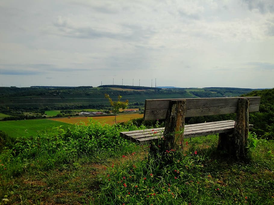 bank, maintal, valley, distant, view, distant view, outlook HD wallpaper