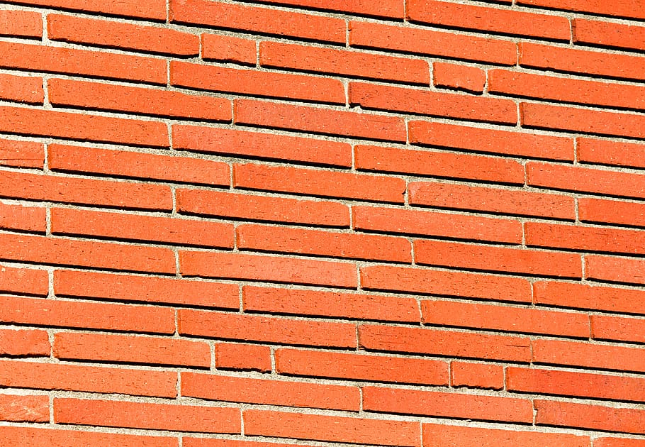 brick, wall, cement, pattern, stone, full frame, backgrounds HD wallpaper