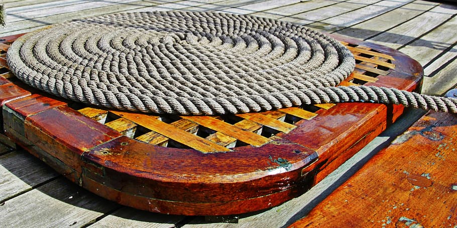 rope, dew, twisted ropes, fixing, leash, cordage, ship traffic jams HD wallpaper