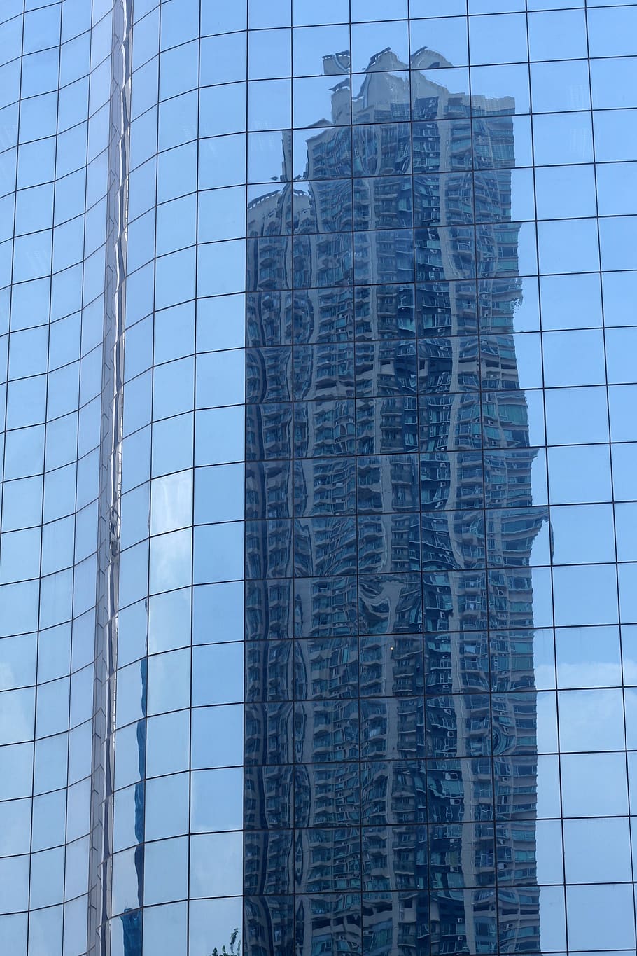 holiday, glass, mirror, highrise, hongkong, china, skyscraper, HD wallpaper