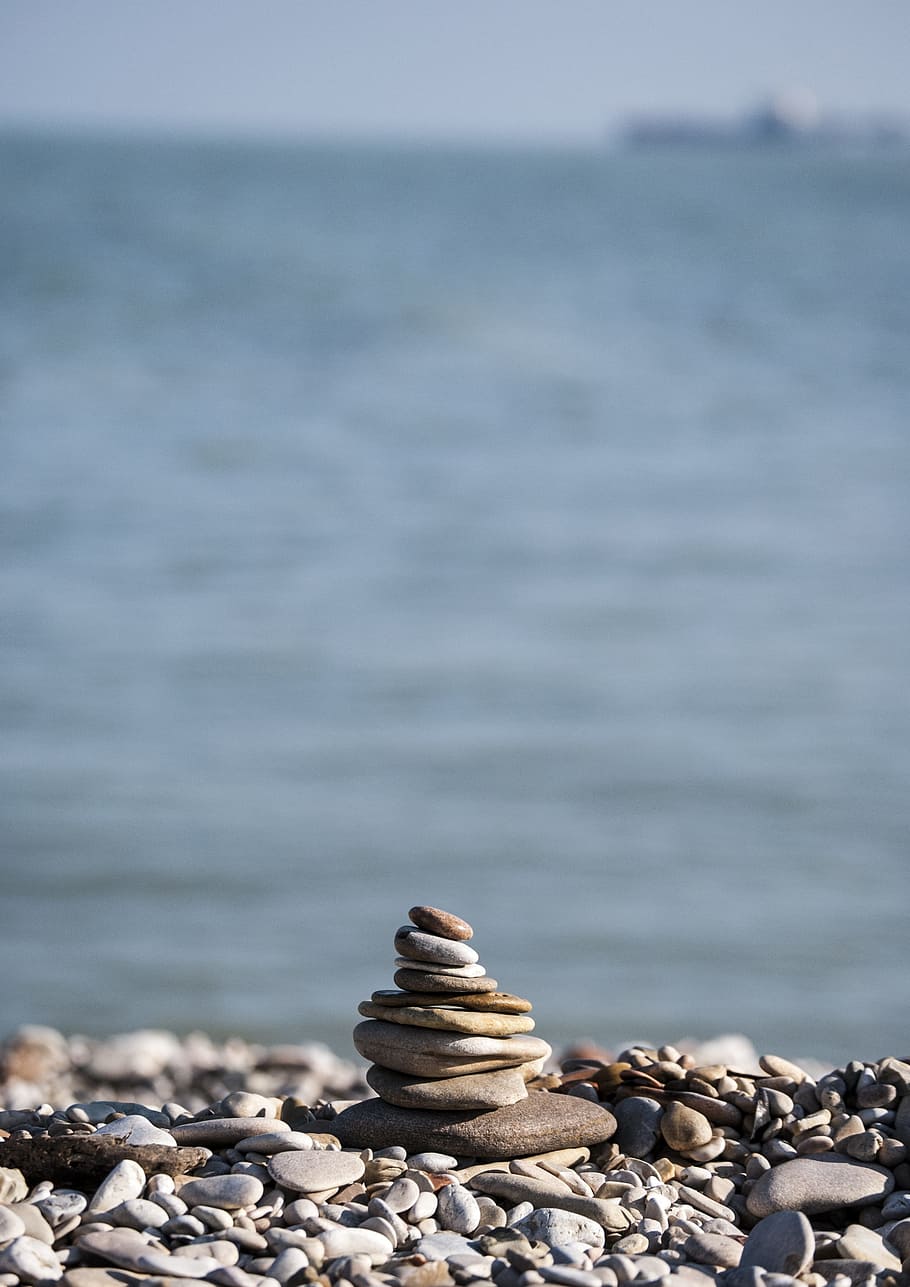 stone, sassi, beach, stones, summer, sea, balance, water, pebble HD wallpaper