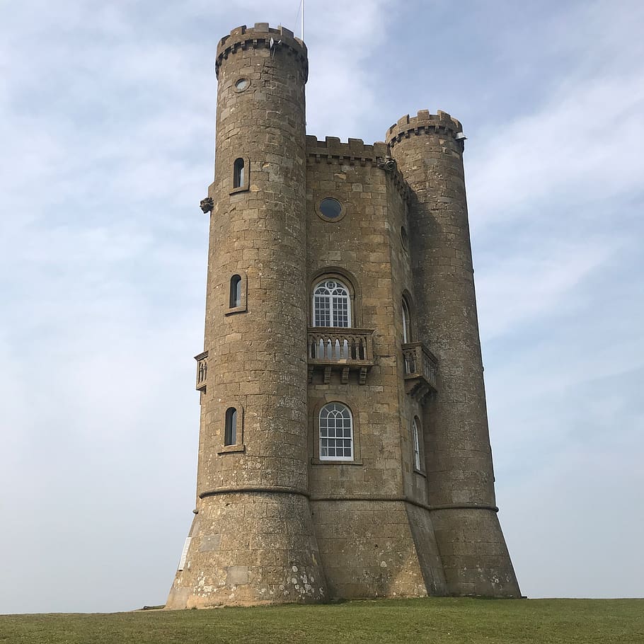 broadway tower, folly, cotswolds, england, castle, architecture, HD wallpaper