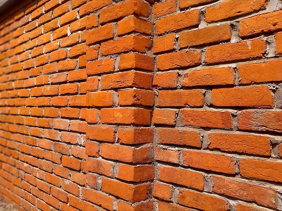 Brick Wall, Bricks, Building, Texture, block, aged, construction, HD wallpaper