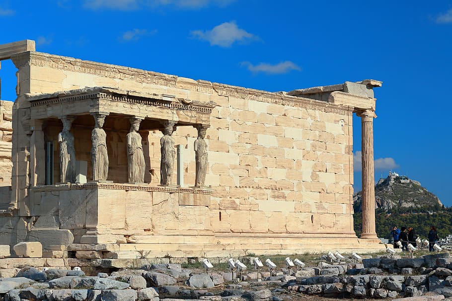 greece, athena, ancient, acropolis, for sale, culture, architecture, HD wallpaper