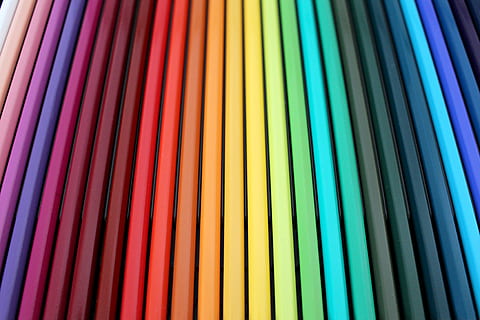 assorted-color tube lot, Pencils, Colour, School, drawing, colorful HD wallpaper