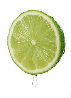 sliced green lime in macro shot photography, background, bitter HD wallpaper