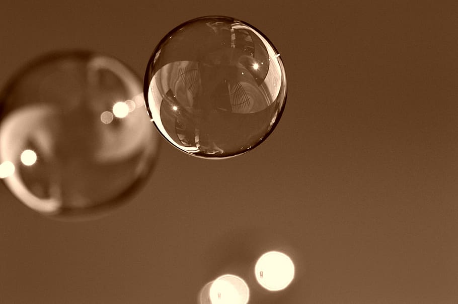 drop of water, soap bubbles, colorful, balls, soapy water, make soap bubbles, HD wallpaper
