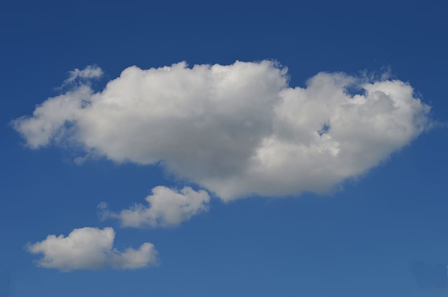 Clouds, Blue, Cloud, Cloud Cover, Blue Sky, nature, view, glomerulus HD wallpaper