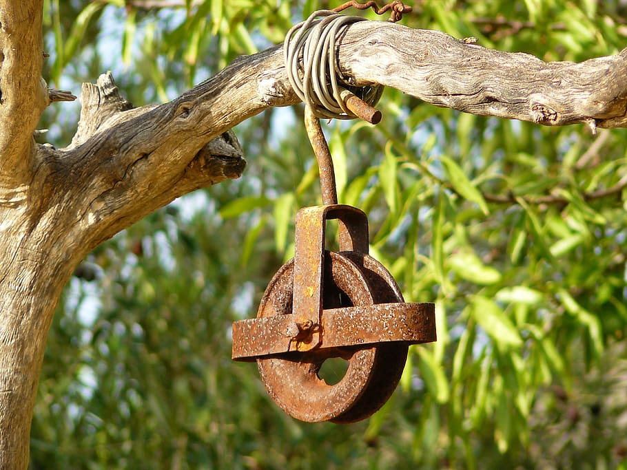 winds, winch, drive, wheel, cable, role, metal, stainless, rusty HD wallpaper