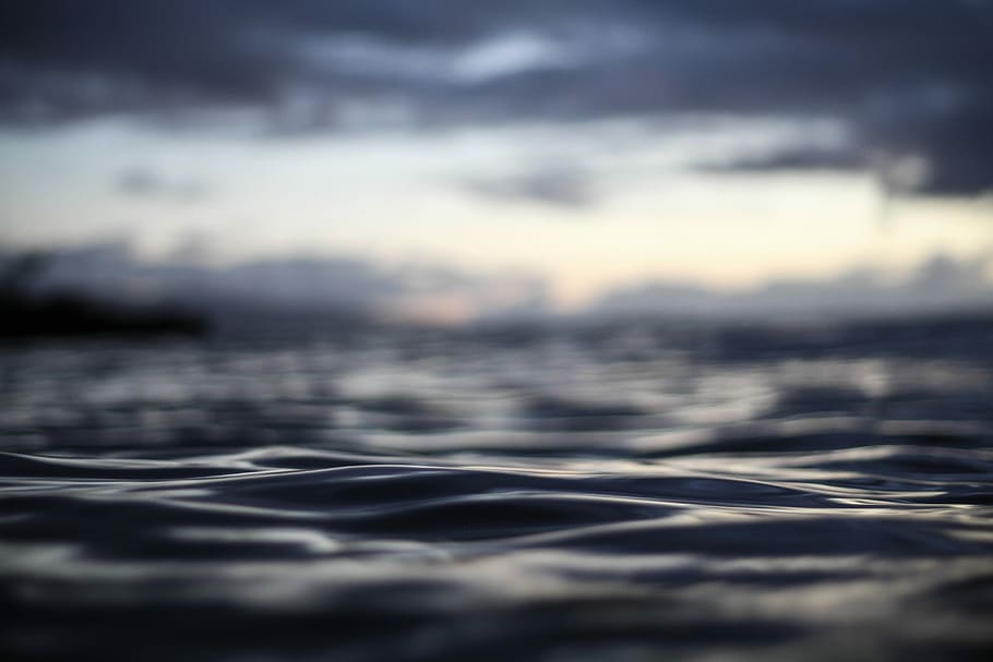 macro photography of body of water, macro photography of a body of water HD wallpaper