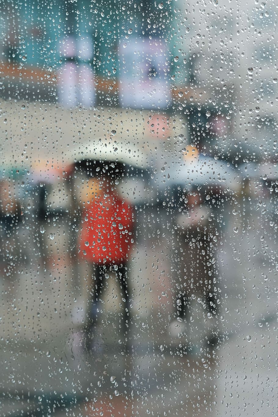 dew on glass window photography, raindrops on glass, water, wet HD wallpaper