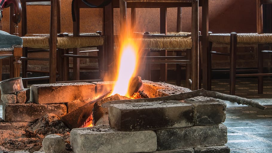 fire, lena, heat, heat - temperature, burning, fire - natural phenomenon HD wallpaper