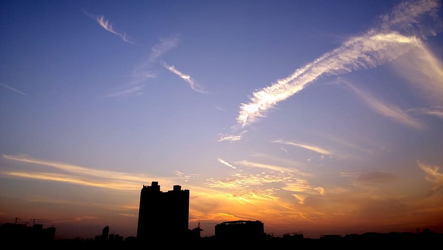 summer, at dusk, sky, building exterior, architecture, built structure HD wallpaper